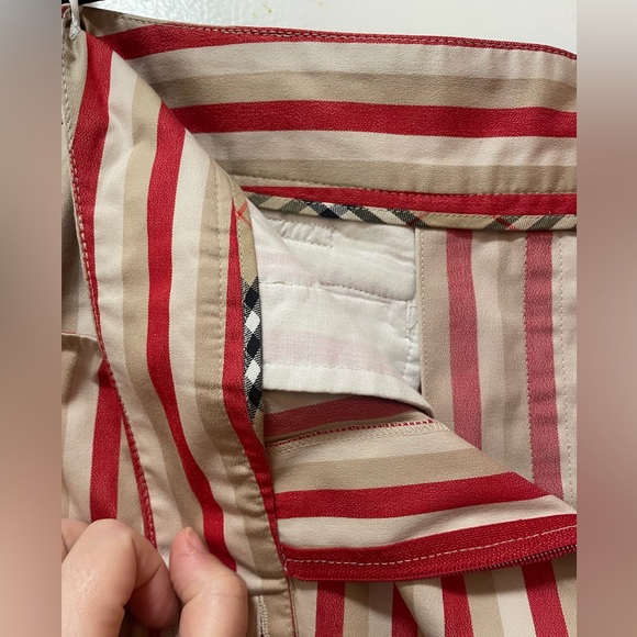 BURBERRY Women’s size 8 *rare vintage* striped ⛳️ golf skirt ⛳️ - Picture 16 of 16